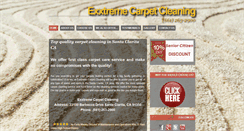 Desktop Screenshot of exxtremecarpetcleaning.com