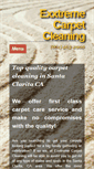 Mobile Screenshot of exxtremecarpetcleaning.com